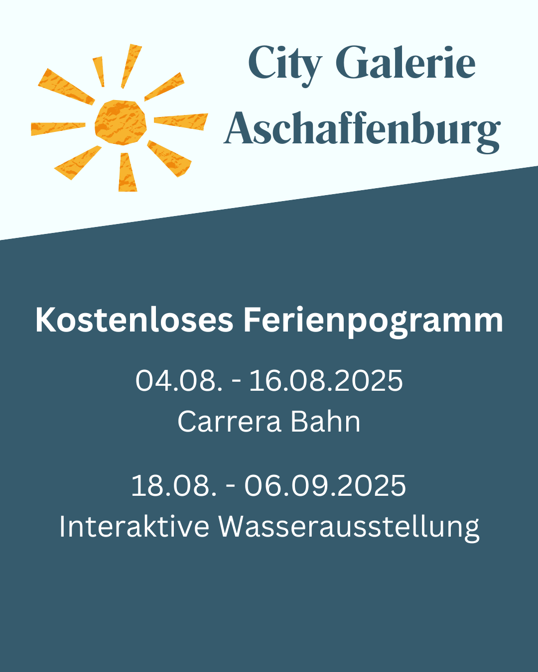 Ferientipp -  City Galerie - ABtown Ladies Aschaffenburg