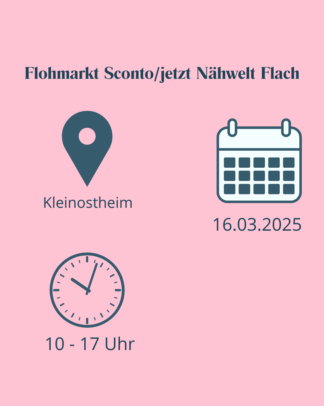 Flohmarkt N&auml;hwelt Flach - ABtown Ladies Aschaffenburg