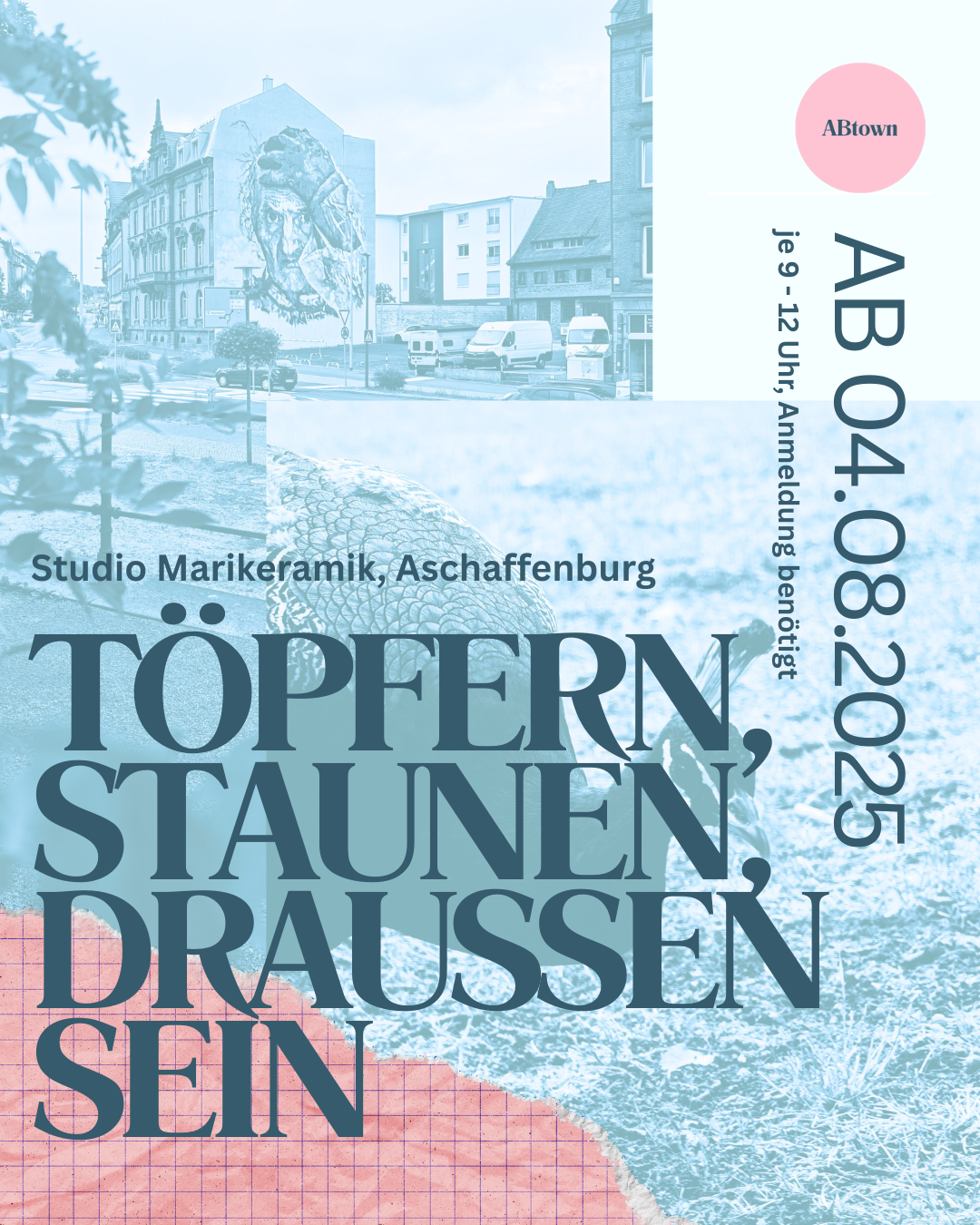 Töpfern, Staunen, draußen sein - Studio Marikeramik - ABtown Ladies Aschaffenburg