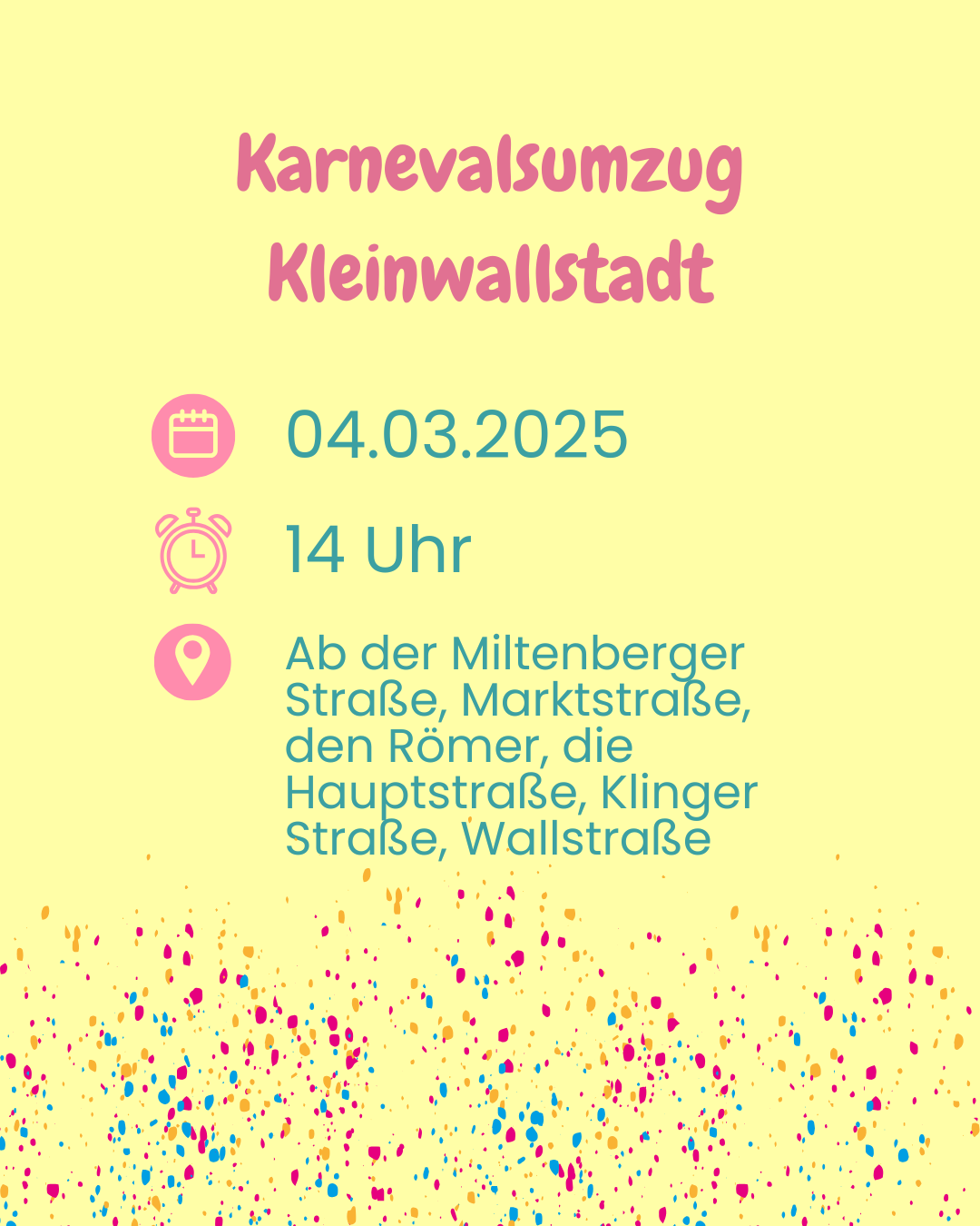 Karnevalsumzug Kleinwallstadt - ABtown Ladies Aschaffenburg