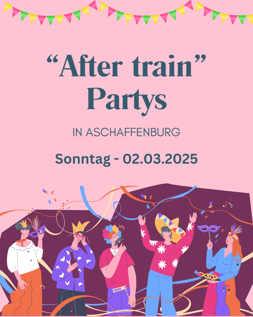 "After Train" Partys in Aschaffenburg - ABtown Ladies Aschaffenburg