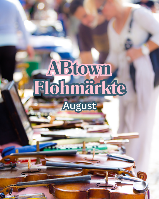 Flohmarkt-Termine im August! - ABtown Ladies Aschaffenburg