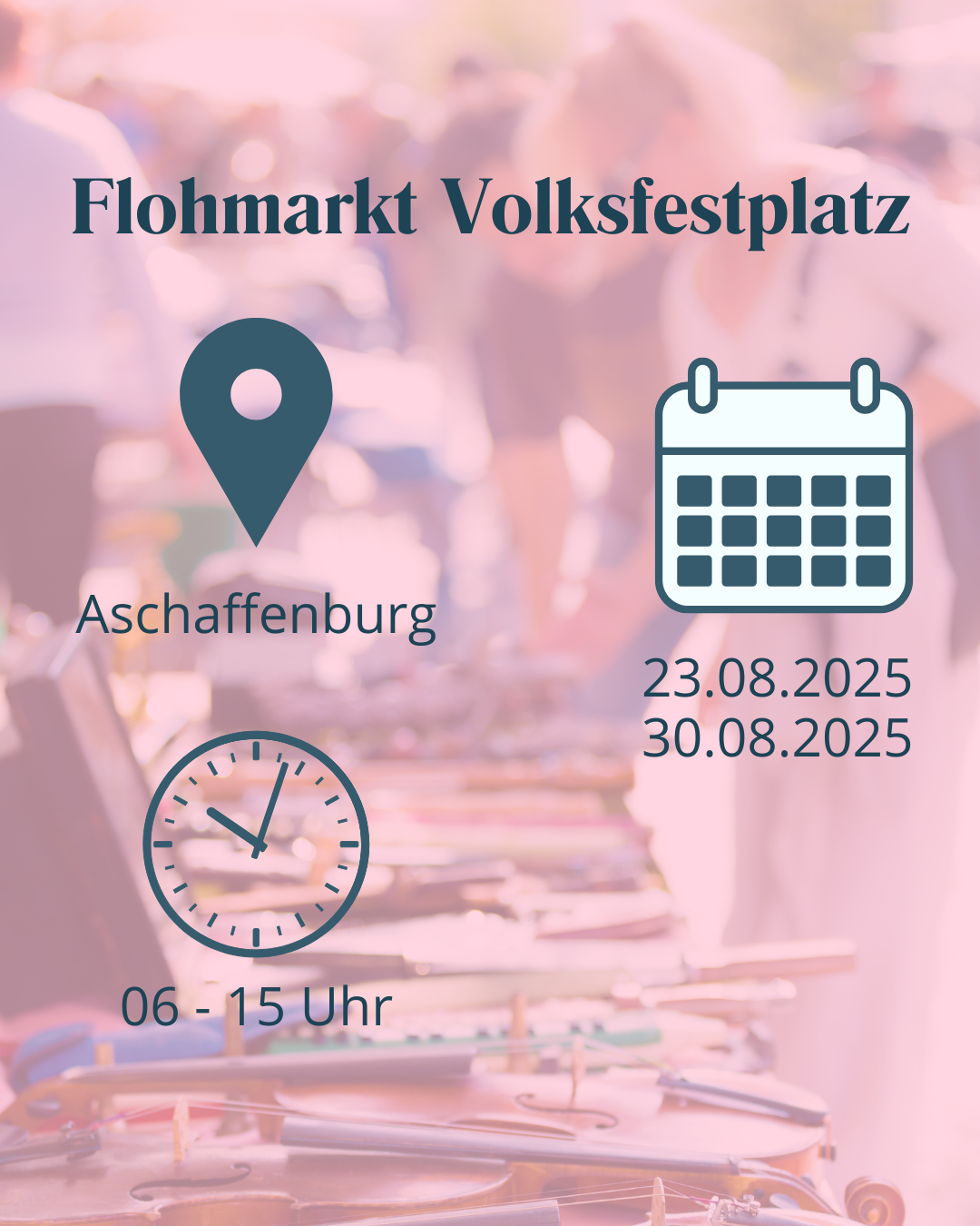 Flohmarkt Obernburg Juli 2025 - ABtown Ladies Aschaffenburg