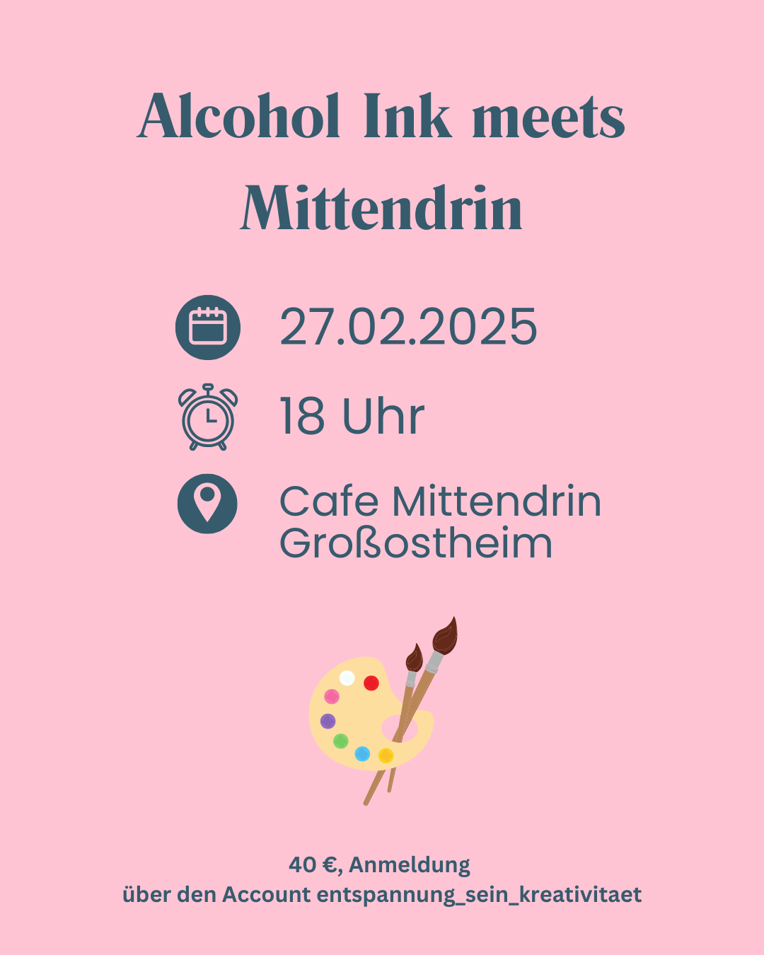 Alcohol Ink meets Mittendrin - ABtown Ladies Aschaffenburg