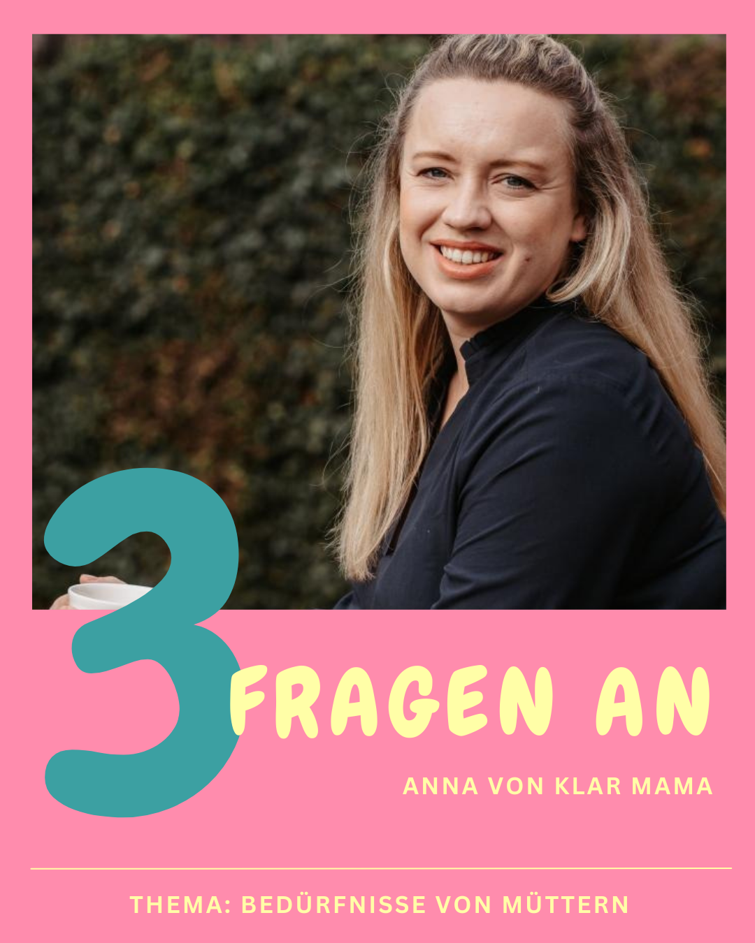 3 Fragen Interviel mit Anna von Klar Mama - ABtown Familienzeit Aschaffenburg