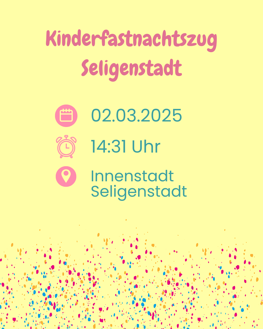 Kinderfastnachtszug Seligenstadt - ABtown Ladies Aschaffenburg