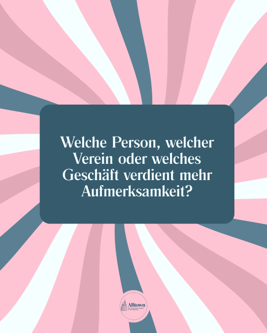 ABtown Fragen: Wer verdient mehr Aufmerksamkeit? - ABtown Ladies Aschaffenburg