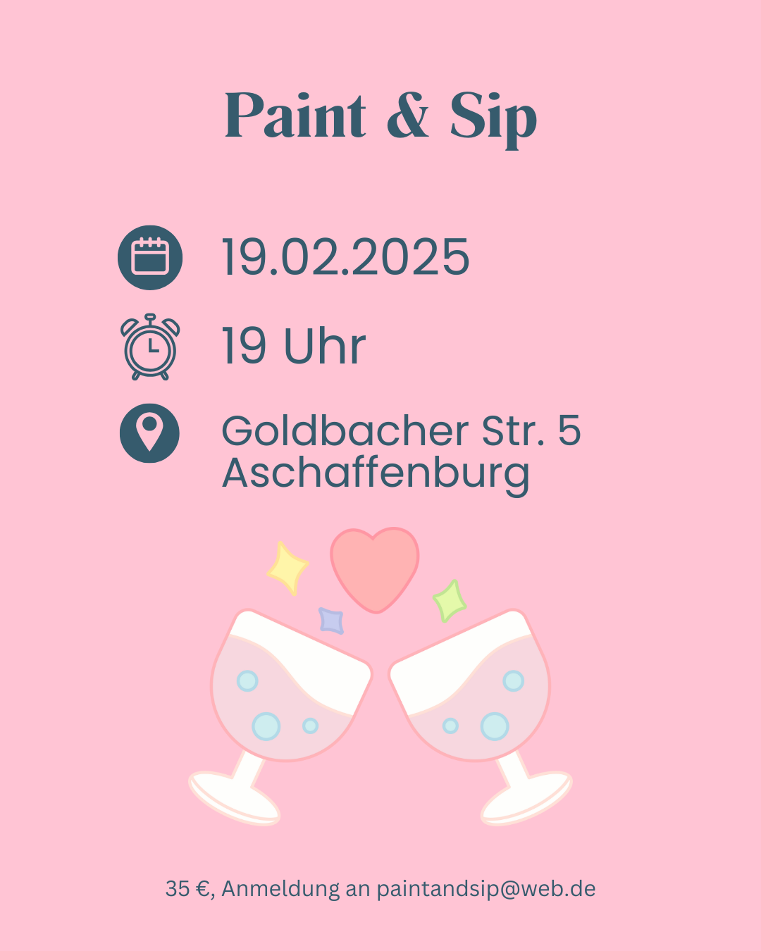 Paint & Sip - ABtown Ladies Aschaffenburg