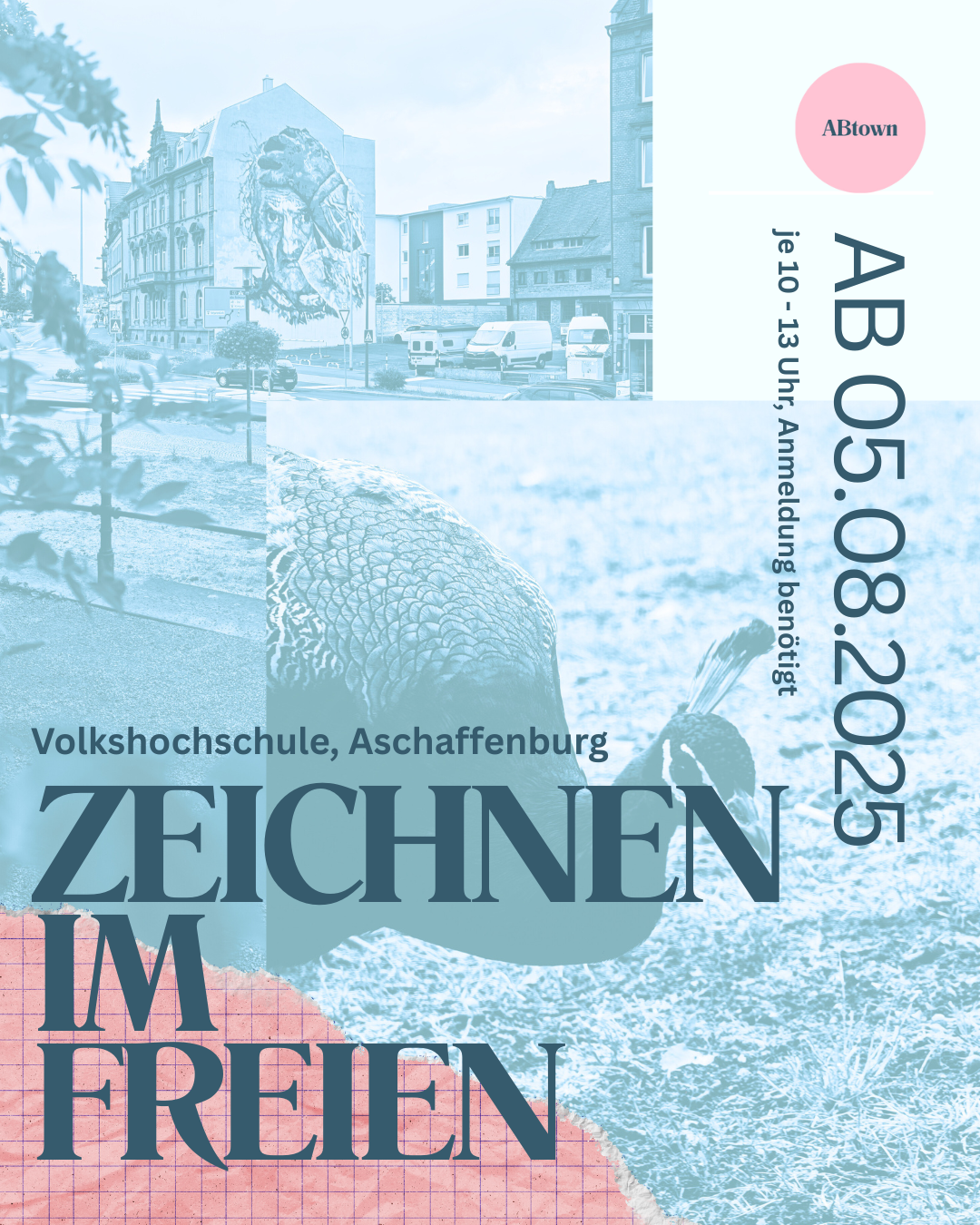 Zeichnen im Freien - Volkshochschule Aschaffenburg - ABtown Ladies Aschaffenburg