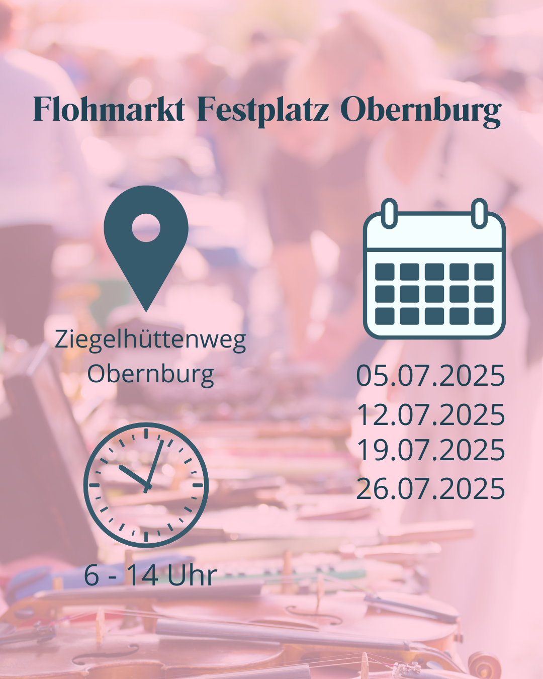 Flohmarkt Obernburg Juli 2025 - ABtown Ladies Aschaffenburg